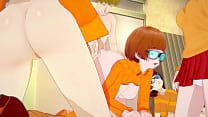 Clones Of Scooby Doo – Velma Dinkley Are Fucking Shaggy – 3D Hentai One After The Other
